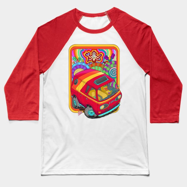 Classic Customized Van Baseball T-Shirt by Andres7B9